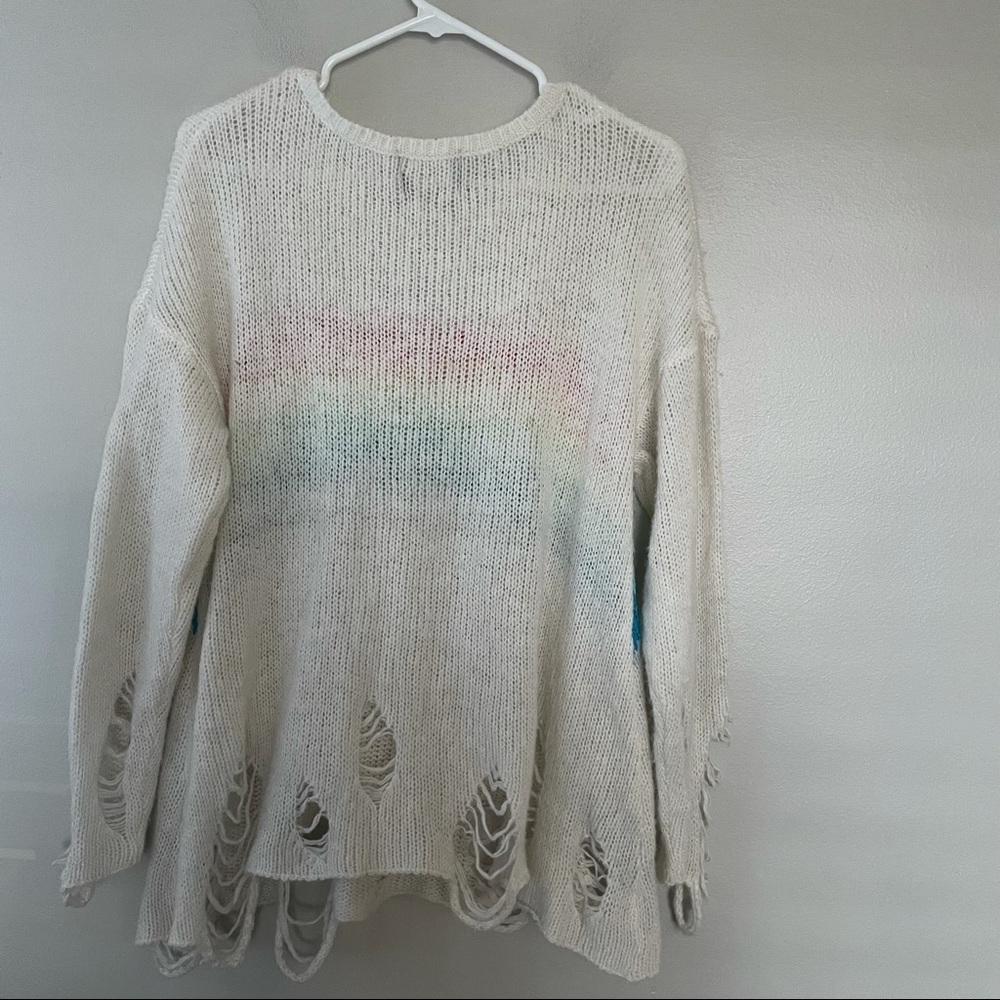 Wildfox Rainbow Dreamer Lenon Sweater - Picture 7 of 9